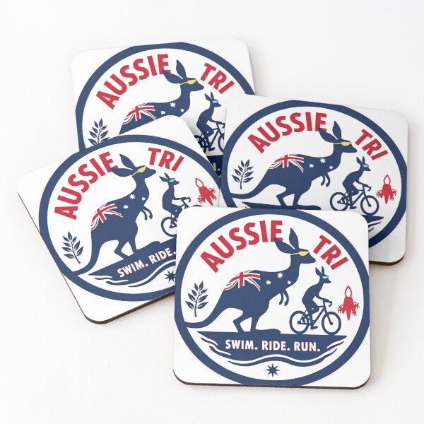 Artikelvorschau, Stolzer australischer Triathlet | Australisches Design für Schwimmen, Radfahren und Laufen entworfen und verkauft von Triathlongram.