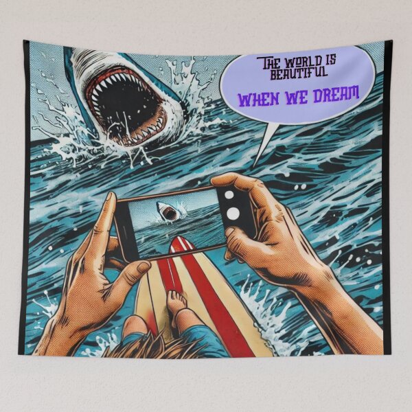 Item preview, Shark Encounter in a Dream designed and sold by vatisa.