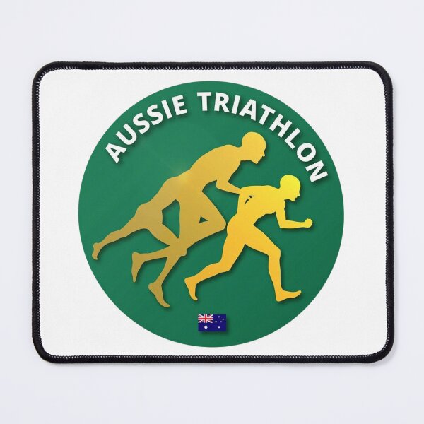 Item preview, Proud Aussie Triathlete | Swim Bike Run Australian Design designed and sold by Triathlongram.