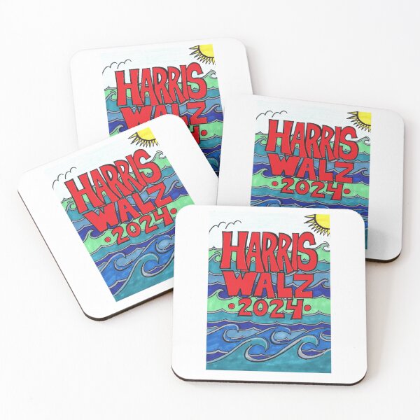 Item preview, Harris Walz 2024 Blue Wave designed and sold by SoulMama1970.