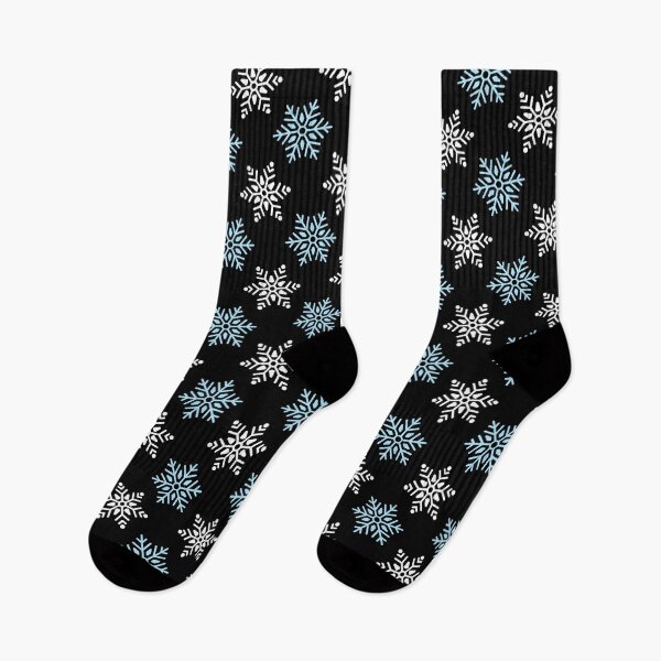 Item preview, Colorful Snowflakes Ice Crystals Winter Season Holiday Snow designed and sold by EvergreenMotifs.