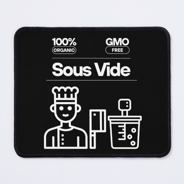 Item preview, Sous Vide 100 percent organic gmo free Chef graphic designed and sold by PerkyParakeet.