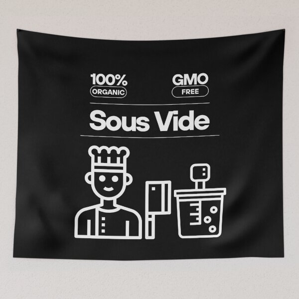 Item preview,  Sous Vide 100 percent organic gmo free Chef graphic  designed and sold by PerkyParakeet.