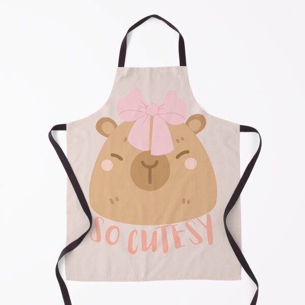 Item preview, Cute Capybara Coquette Pink Bow So Cutesy designed and sold by CCKimShop.