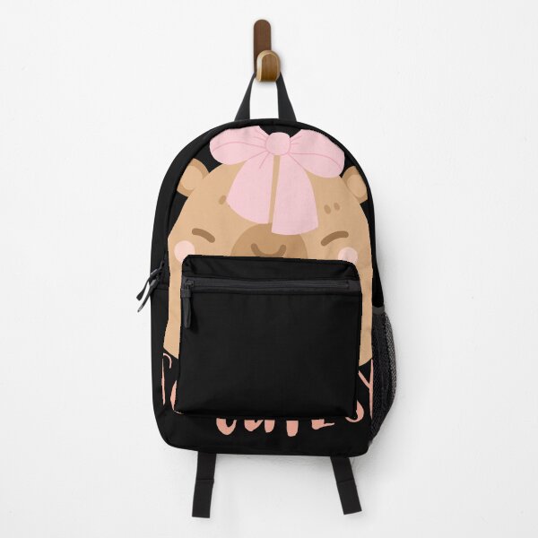 Item preview, Cute Capybara Coquette Pink Bow So Cutesy designed and sold by CCKimShop.