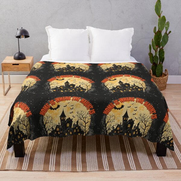 Item preview, Halloween Home is Where the Haunt Is Spooky Haunted House Design designed and sold by myfavoritesm4.