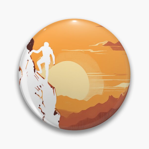 Item preview, Bold Cliff Sunrise Climb designed and sold by LillyK2505.