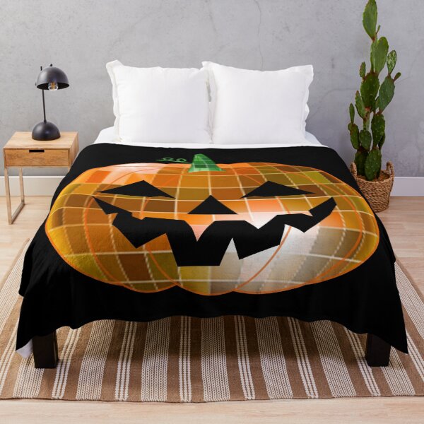 Item preview, halloween disco mirror ball pumpkin designed and sold by Gossip Rag.