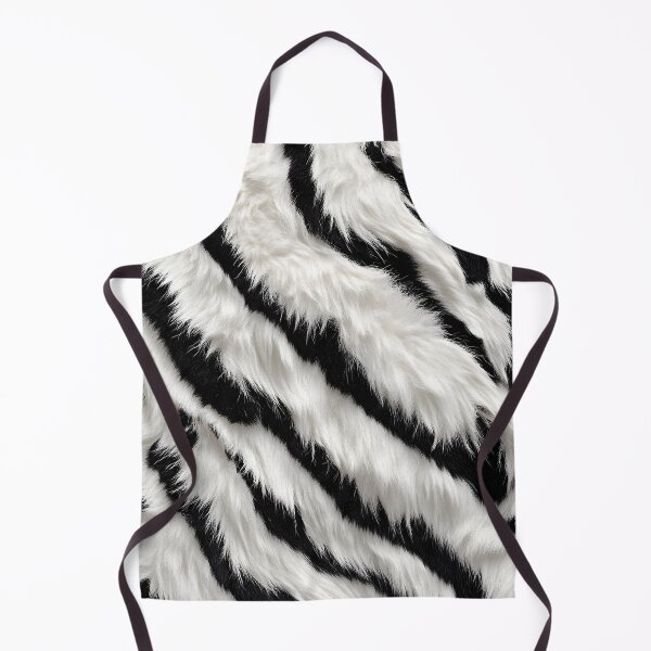 Item preview, White tiger fur skin seamless pattern print designed and sold by dcrc.