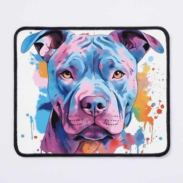 Item preview, Pitbull | Colorful Watercolor Design #11 designed and sold by MatsurexDesigns.