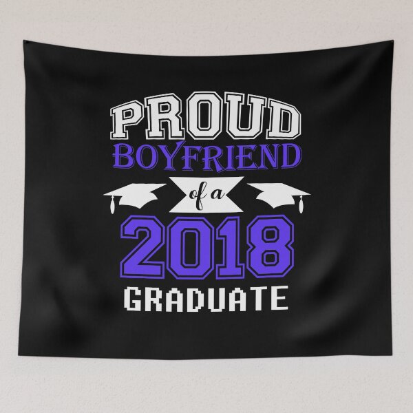 Item preview, Proud Boyfriend Of A 2018 Graduate designed and sold by CreativeStrike.