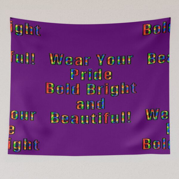 Item preview, Wear Your Pride Bold Bright and Beautiful #LGBTQ2+ designed and sold by MooriNjogu.
