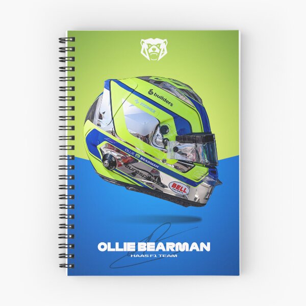 Item preview, Ollie Bearman (F1 2024 Helmet) designed and sold by The Armorsmith.