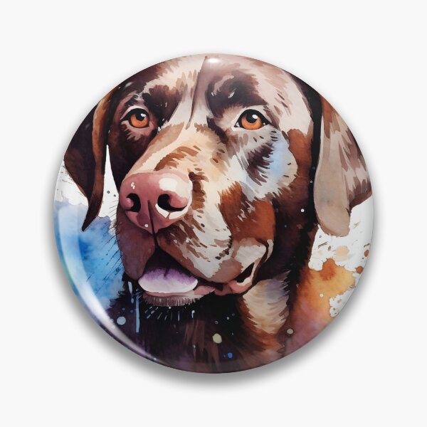 Item preview, Chocolate Lab | Colorful Watercolor Design #2 designed and sold by MatsurexDesigns.
