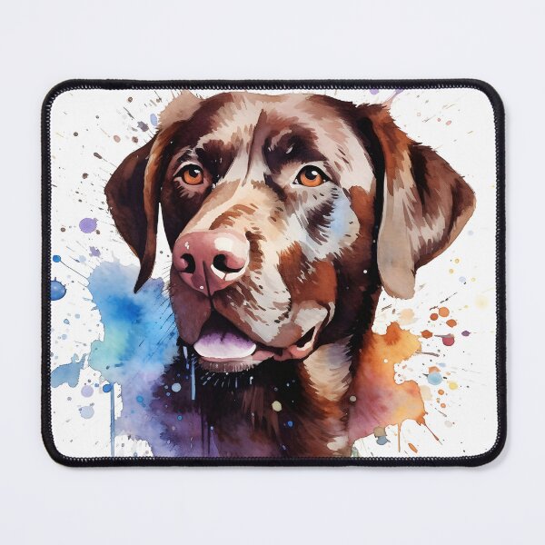 Item preview, Chocolate Lab | Colorful Watercolor Design #2 designed and sold by MatsurexDesigns.