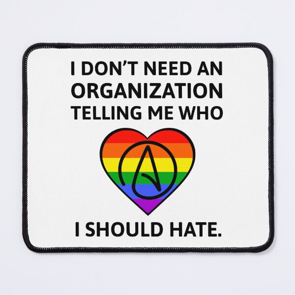 Item preview, I don’t need to be told who I should hate  designed and sold by Rachel the Artist .