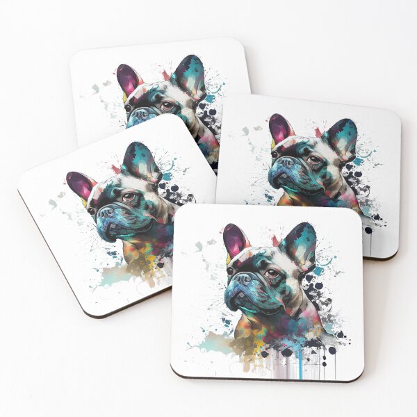 Item preview, French Bulldog | Colorful Watercolor Design #3 designed and sold by MatsurexDesigns.
