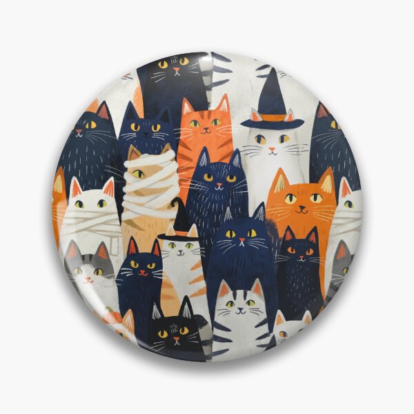 Item preview, Cute Cats in Halloween Costumes Illustration designed and sold by artofclaire.