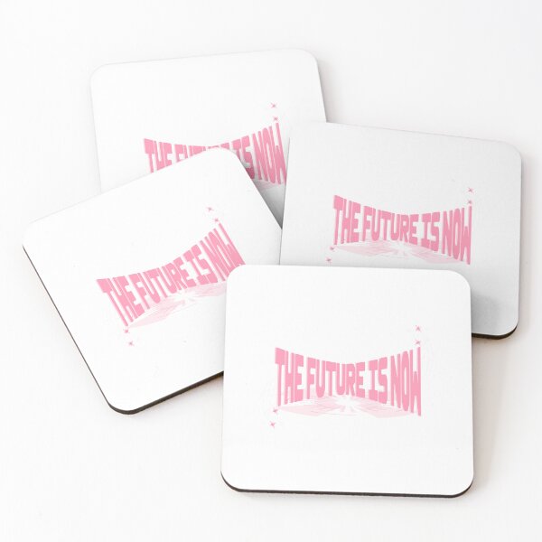 Item preview, the future is now cute scifi inspirational quote with sparkles designed and sold by cherrytheory.