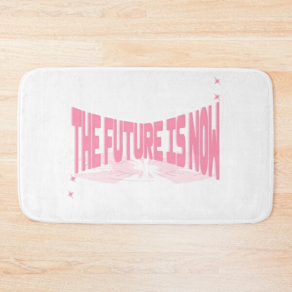 Item preview, the future is now cute scifi inspirational quote with sparkles designed and sold by cherrytheory.