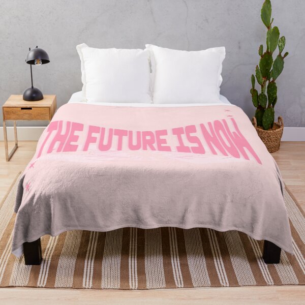 Item preview, the future is now cute scifi inspirational quote with sparkles designed and sold by cherrytheory.