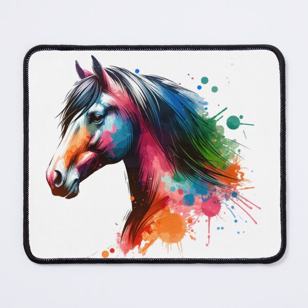 Item preview, Brown and White Horse Watercolor designed and sold by Catherine Harrison.