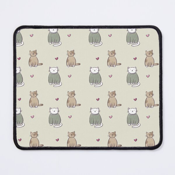 Item preview, Hand-drawn style cat pattern designed and sold by WowCustomDesign.