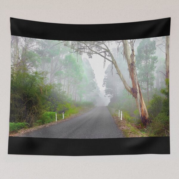 Item preview, High Country Snowy Mountains Drive in the Foggy Clouds designed and sold by Adam Gormley.