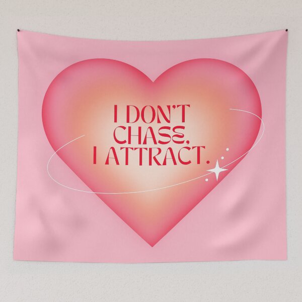 Item preview, I Don't Chase I Attract - Manifesting & the Law of Attraction for Love and Life designed and sold by TheLoveShop.
