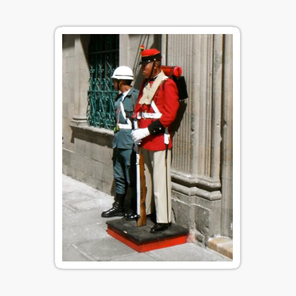 Item preview, Standing Guard - La Paz - Bolivia - South America designed and sold by exploramum.