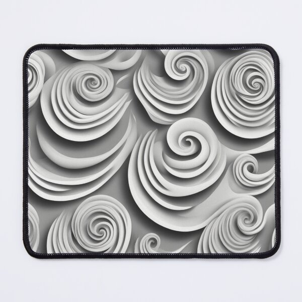Item preview, Abstract Seamless Pattern with White Spirals designed and sold by hjian8219.