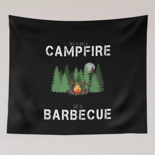 Item preview, Barbecue Campfire Funny BBQ Camping Camper Design designed and sold by Basti09.