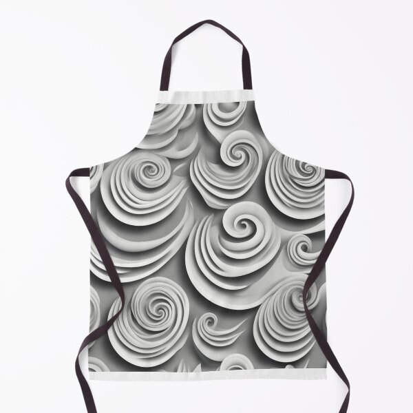 Item preview, Abstract Seamless Pattern with White Spirals designed and sold by hjian8219.