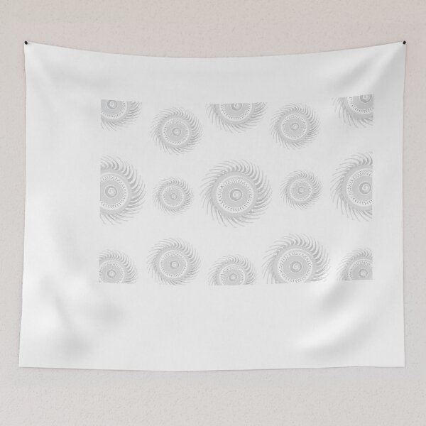 Item preview, Abstract Seamless Pattern with White Spirals designed and sold by hjian8219.
