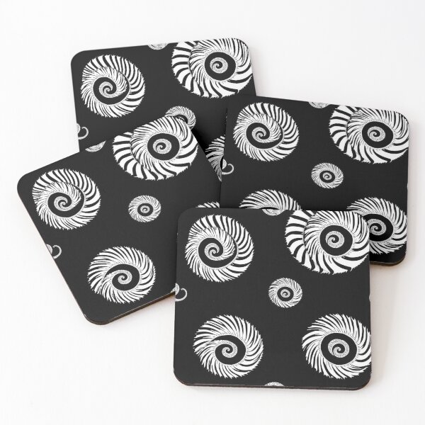 Item preview, Abstract Seamless Pattern with White Spirals designed and sold by hjian8219.
