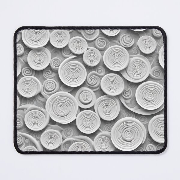 Item preview, Abstract Seamless Pattern with White Spirals designed and sold by hjian8219.