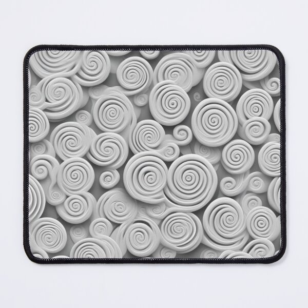 Item preview, Abstract Seamless Pattern with White Spirals designed and sold by hjian8219.