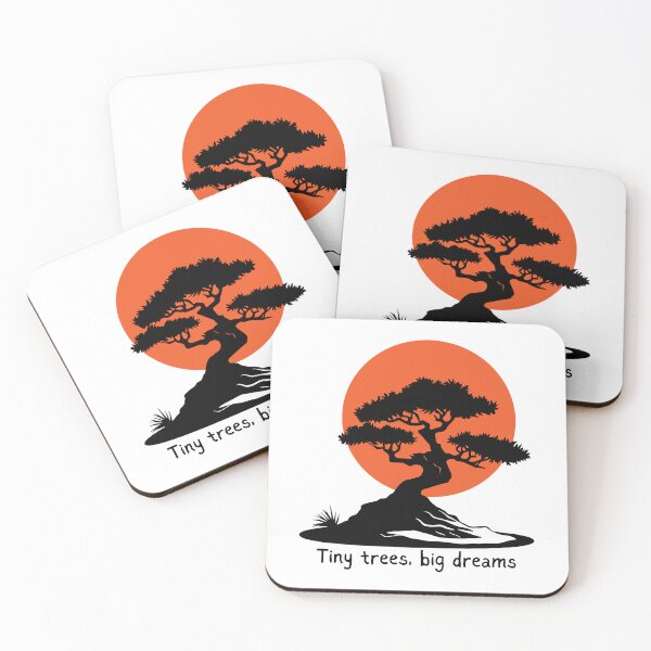 Item preview, Tiny trees, big dreams - Inspirational Bonsai Art designed and sold by teez4dayz.