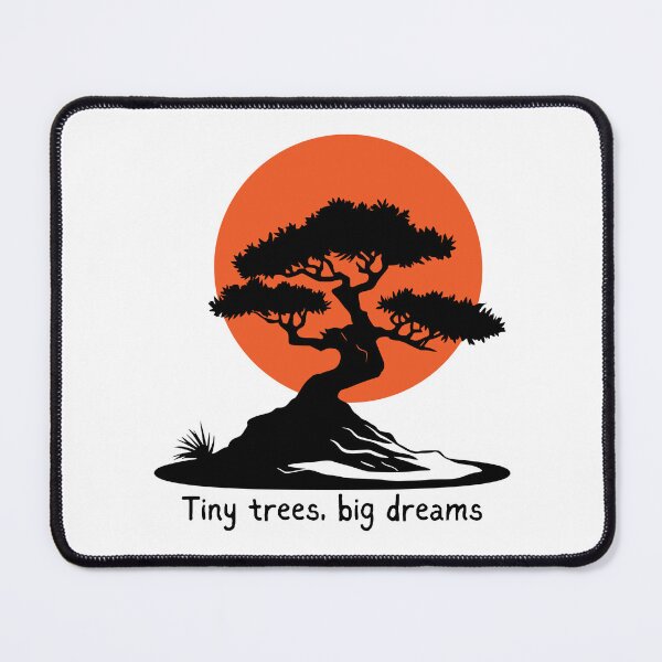 Item preview, Tiny trees, big dreams - Inspirational Bonsai Art designed and sold by teez4dayz.