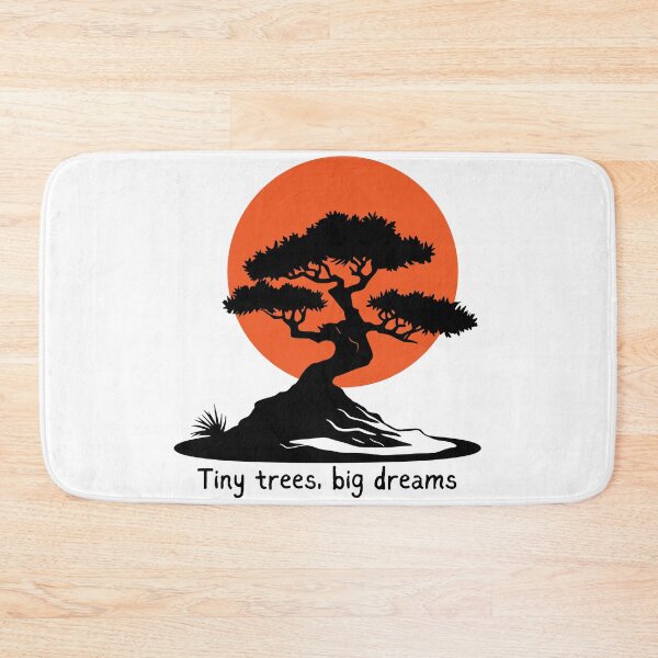 Item preview, Tiny trees, big dreams - Inspirational Bonsai Art designed and sold by teez4dayz.