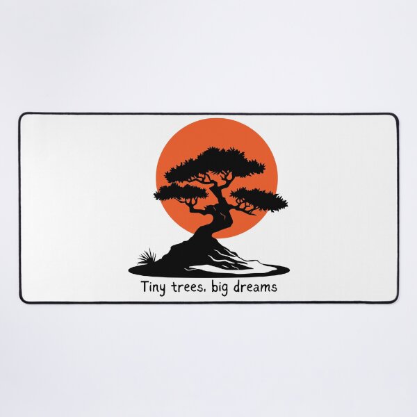 Item preview, Tiny trees, big dreams - Inspirational Bonsai Art designed and sold by teez4dayz.