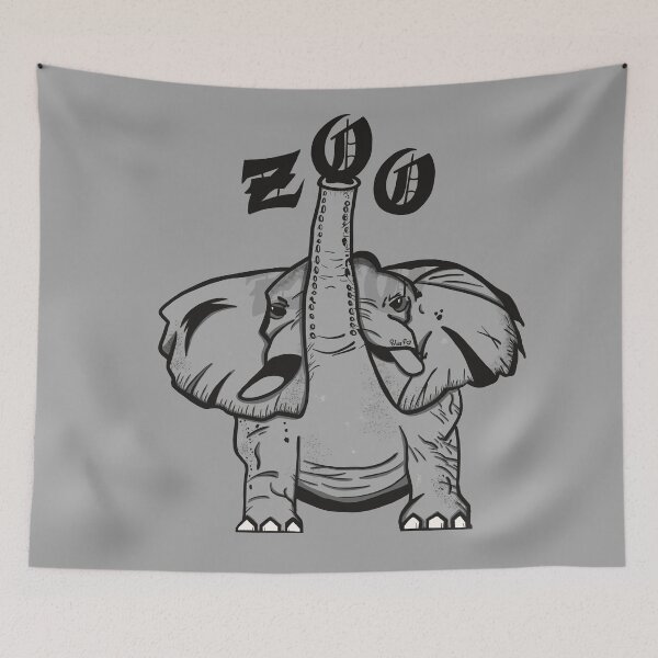 Item preview, Elephant (Zoo) designed and sold by Inx Artworks.