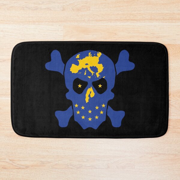 Item preview,  EUROPEAN RUIN FLAG ROPE IN- European Union -  - Jolly Roger Skull -  designed and sold by pelagio.