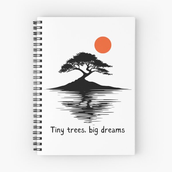 Item preview, Tiny trees, big dreams - Inspirational Bonsai Art designed and sold by teez4dayz.