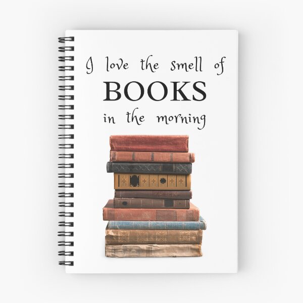 Item preview, I Love the Smell of Books in the Morning designed and sold by weedaisy.