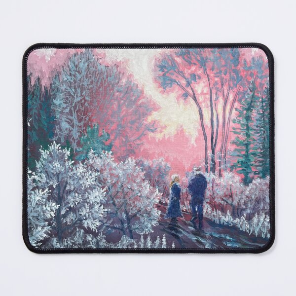 Item preview, Romantic Winter Stroll designed and sold by MarthaTownerArt.
