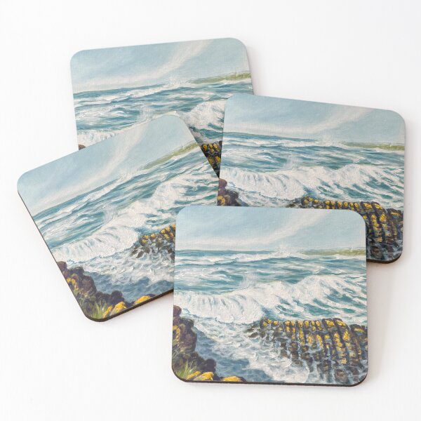 Item preview, Ocean wave near Viejo San Pedro, Cantabria, Spain designed and sold by MarthaTownerArt.