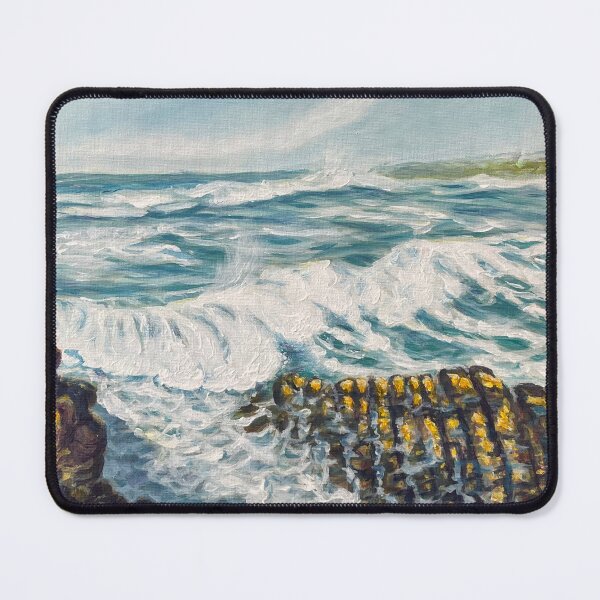 Item preview, Ocean wave near Viejo San Pedro, Cantabria, Spain designed and sold by MarthaTownerArt.