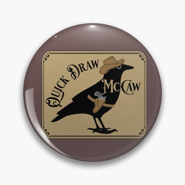 Item preview, Quick Draw McCaw Raven designed and sold by Diamondback Designs.