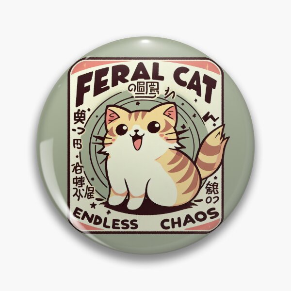 Item preview, Feral Cat Endless Chaos designed and sold by RafaelLima7.